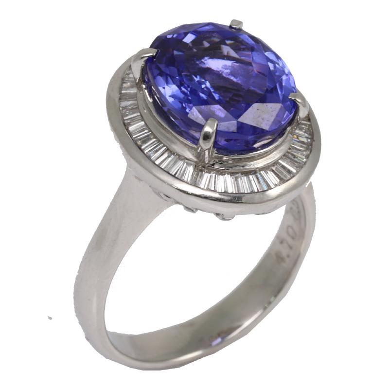 Sapphire diamond ring