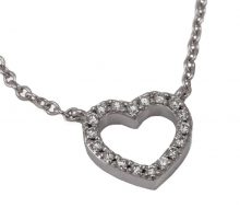 TIFFANY & CO_Metro heart necklace