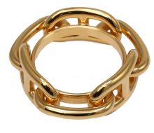 Hermes Cherne Dunkle scarf ring