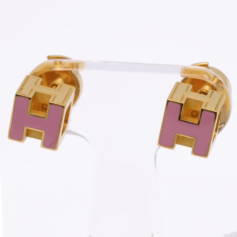 Hermes Gauche Ash Earrings