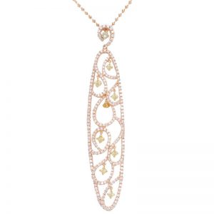 K18PG_Diamond necklace