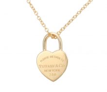 Tiffany_ Heart Lock Necklace