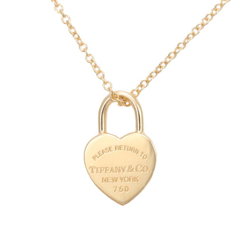 Tiffany_ Heart Lock Necklace