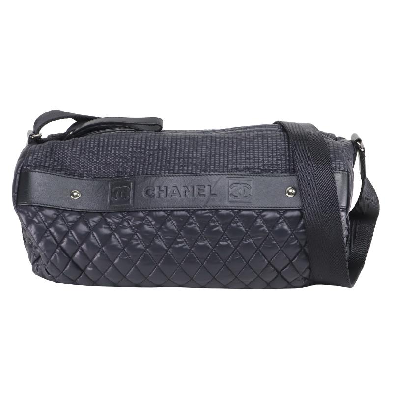 CHANEL Sports Coco Mark Boston shoulder bag