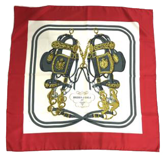 Hermes Calle BRIDES de GALA Silk Scarf