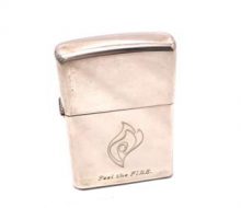 Zippo fire oil lighter with 1999 limited case