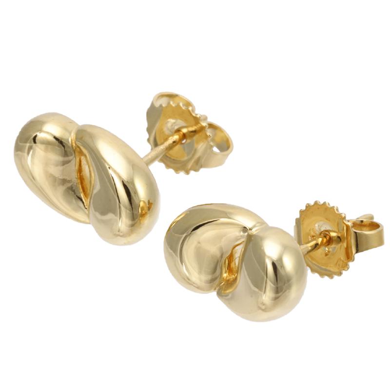 Tiffany K18 W teardrop earrings