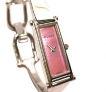 Gucci 1500L Quartz Ladies Watch Pink Shell Dial