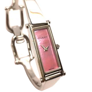 Gucci 1500L Quartz Ladies Watch Pink Shell Dial