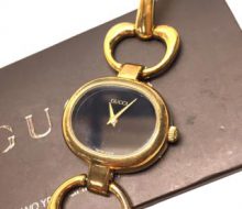 Gucci 1600 Quartz Ladies Black Dial Wrist Watch