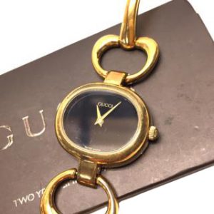 Gucci 1600 Quartz Ladies Black Dial Wrist Watch