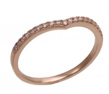 Design ring with K18 diamond
