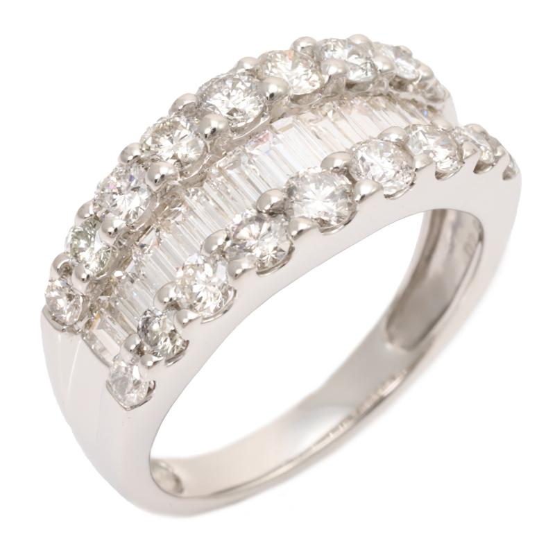 Design ring with PT900 diamond