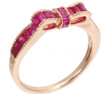 Design ring with K18 ruby