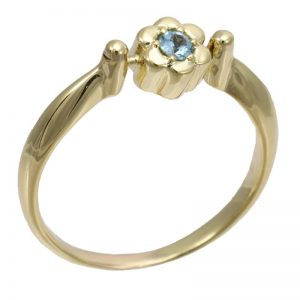 Flower ring K18