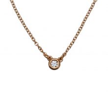 Tiffany By The Yard Diamond Necklace K18
