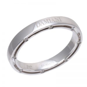 Damiani D side ring K18WG