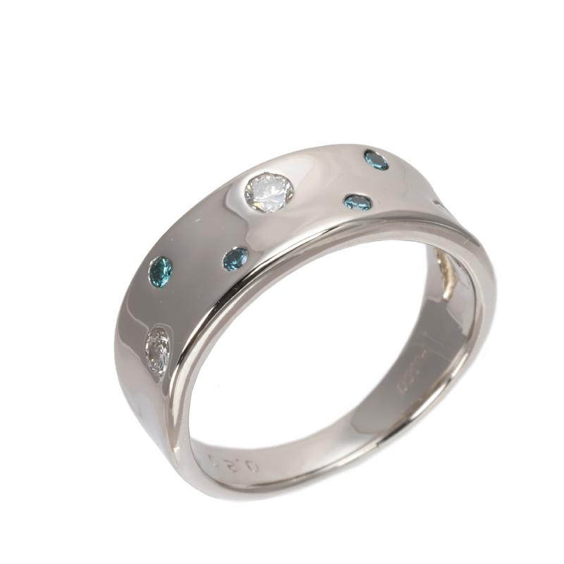 Ring with diamond PT900