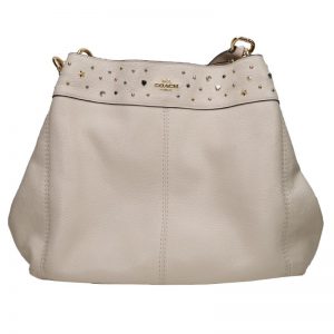 Coach Stardust Studded Leather Semi Shoulder