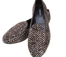 Giorgio Armani Ladies Suede Flat Shoes