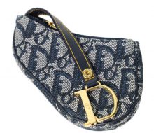 Christian Dior logogram saddle mini pouch