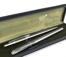 Montblanc ballpoint pen fountain pen set