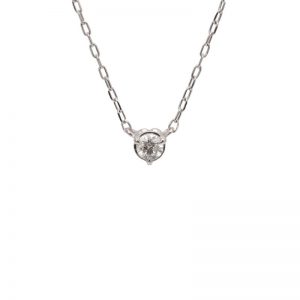 Yondo Sea Diamond Necklace K18WG