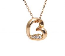 Yonde Sea Diamond Necklace K18