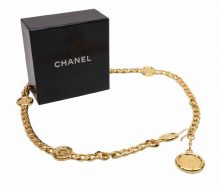 Chanel chain belt