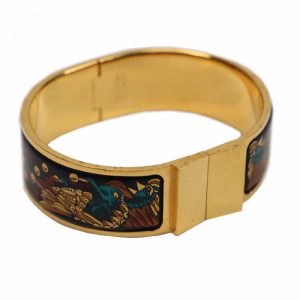 Hermes Cloisonne Bangle