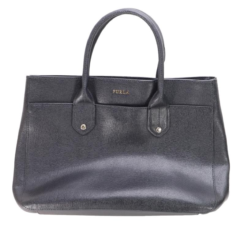 Furla leather tote bag