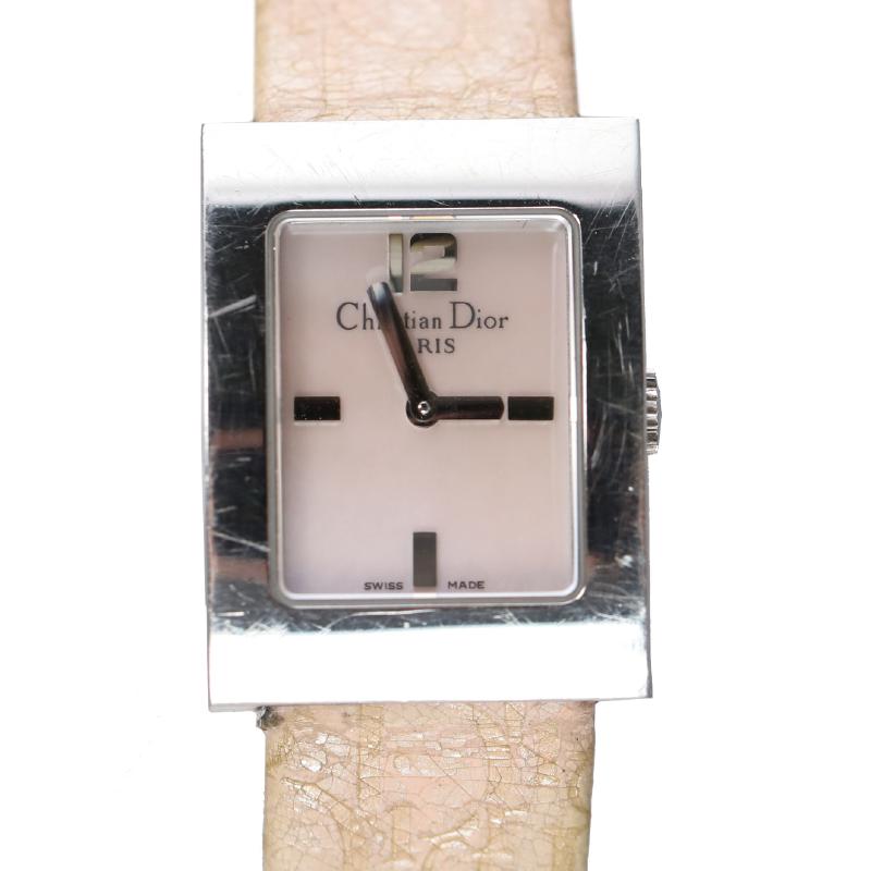 Christian Dior Ladies Leather Belt Quartz Watch
