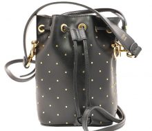 Fendi Mon Tresor 2WAY Drawstring Leather Studded Shoulder