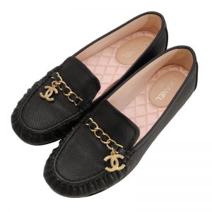 Chanel Coco Mark Chain Loafers