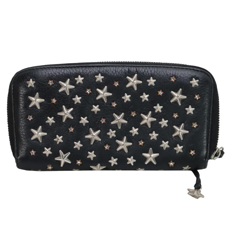 Jimmy Choo round zip wallet