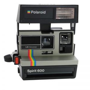 Polaroid strobe built-in Polaroid camera