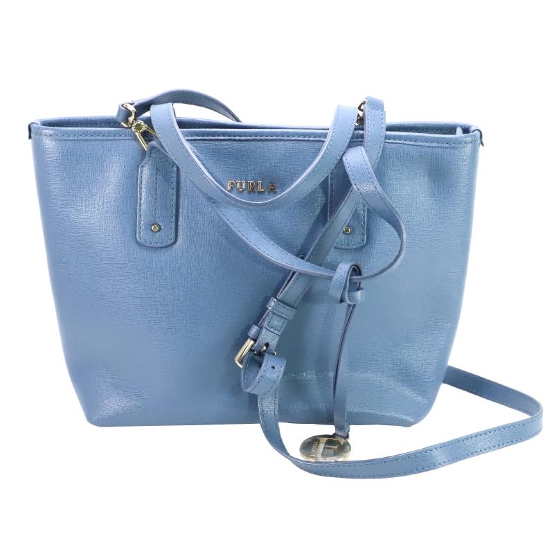 Furla leather 2WAY mini tote bag